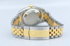Rolex Datejust 36 Two Tone Yellow Gold White Roman Dial 126233 2025